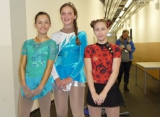 Tabea, Milena und Julia in Bremerhaven